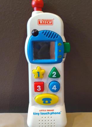 Музичний розвиваючий телефон vtech little smart tiny touch phone