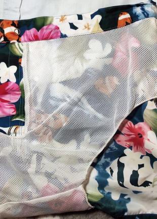 Жіночі шорти р.44-46 літні легкі в яскравий принт yamamay на підкладці9 фото