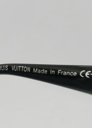Louis vuitton стильні чоловічі сонцезахисні окуляри маска темно сірий градієнт в золотому металі7 фото