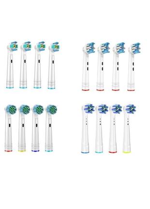 Насадки для oral-b (набор 16 штук) для электрической зубной щетки браун