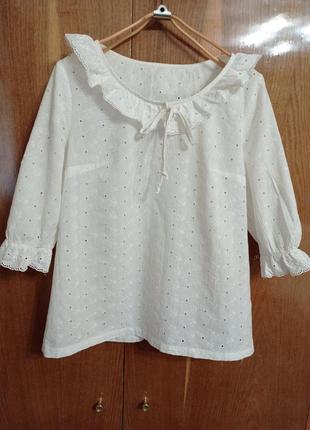 Блузочка из прошвы