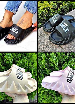 Шлёпанцы для девочки 36-41 размер бежевые, розовые и чёрные