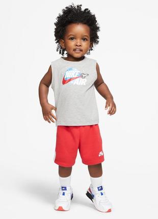 Костюм шорты и футболка nike air muscle & ft short set оригинал