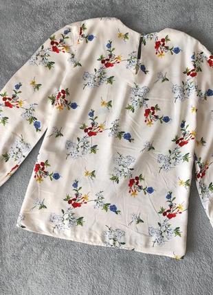Блузка в квіти warehouse3 фото