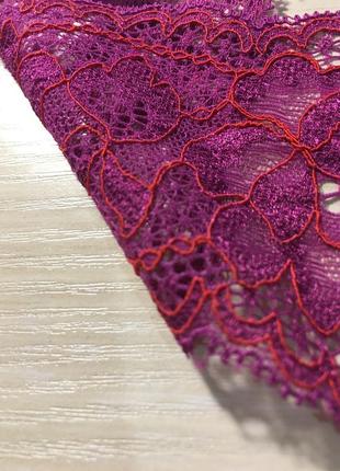 Трусики стринги m&s floral lace thong10 фото