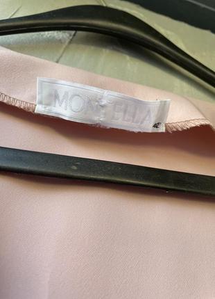 Нежное пудровое платье с рюшей montella4 фото