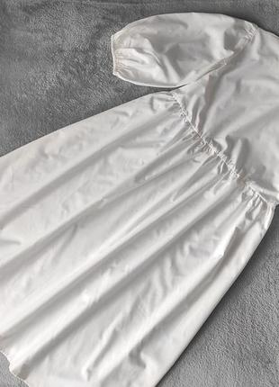 Плаття нове довге біле великого розміру boohoo1 фото