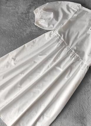 Плаття нове довге біле великого розміру boohoo3 фото