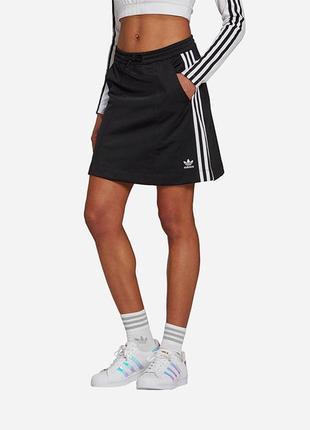 Юбка adidas originals adicolor classics tricot skirt