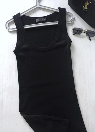 Трикотажное мини платье