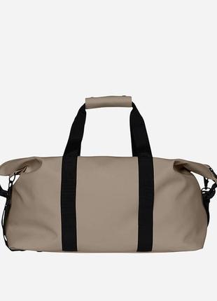 Сумка rains weekend bag taupe1 фото