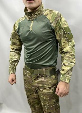 Тактическая multicam убакс боевая рубашка , камуфляж одежда , мультикам . m,l,xl,xxl2 фото