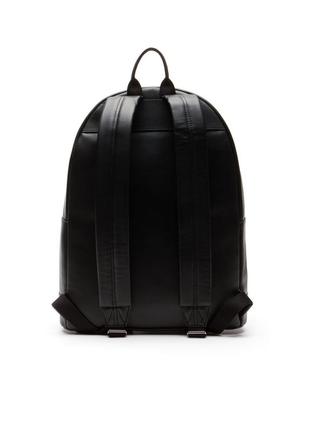 Кожаный рюкзак lacoste men's casual embossed lettering leather backpack9 фото