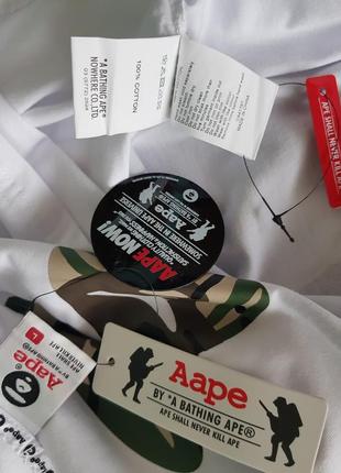 Футболка aape now bape ape crossbone unvs7 фото