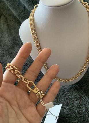 Намисто в браслет мікс в золоті