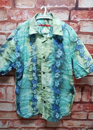 Сорочка гайка бавовна тканина італія signum вінтаж 90-00е