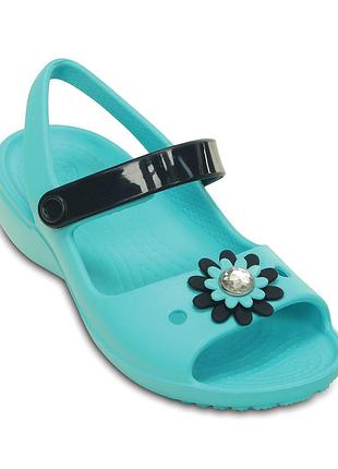 Сандалии crocs keeley mini wedge р. с9-16,5см. оригинал