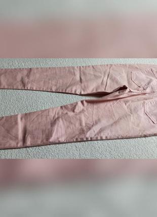 Модные нежно-розовые скинни на 12-13 лет.2 фото