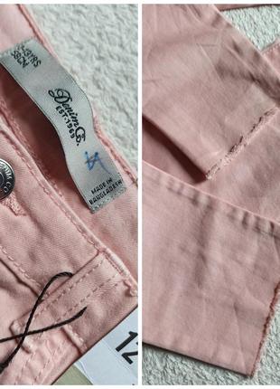 Модные нежно-розовые скинни на 12-13 лет.6 фото