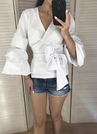 Блуза з пишними рукавами2 фото