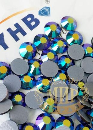 Стрази yhb lux, колір scarabaeus green, hf, ss16 (3,8-4мм), 100шт