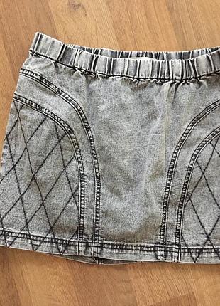 Джинсова спідниця zara 2