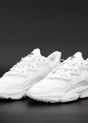 Чоловічі шкіряні кросівки adidas ozweego #адідас
