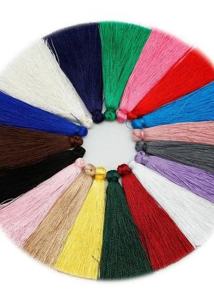 Пензлики-заготовки для сережок, довжина 65 мм, 1 пара (колір на вибір)3 фото