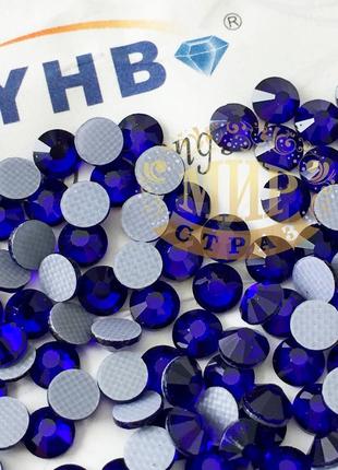Стразы yhb lux, цвет cobalt, hf, ss16 (3,8-4мм), 100шт1 фото
