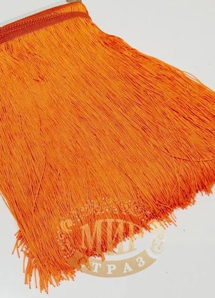 Бахрома танцювальна, колір orange, 28см*1м1 фото