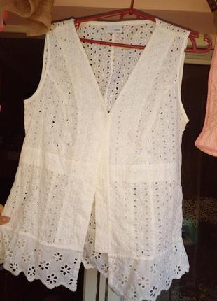 Блузка рішельє розмір 14