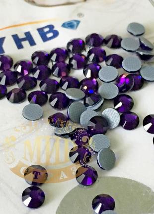 Стразы yhb lux, цвет purple velvet, hf, ss16 (3,8-4мм), 100шт3 фото