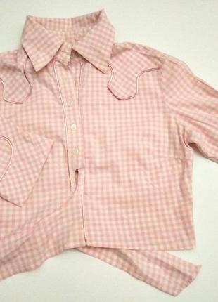 Рубашка на завязках