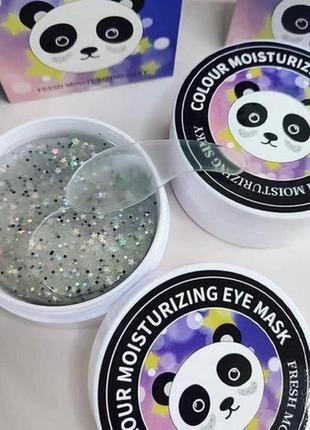 Гидрогелевые патчи для глаз sersanlove colour panda с ретинолом и экстрактом алоэ 60 штук1 фото