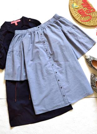 Платье хлопковое с витритными плечами