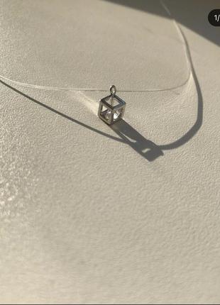 Підвіска на жилці silver