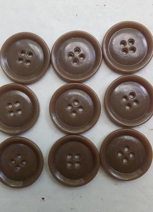 Гудзики набір пластмасові (9шт)