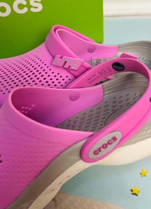 Crocs кроксы женские crocs literide 360 clog taffy pink 206708 женские кроксы сабо5 фото