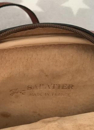 Новая сумка sabatier коричневая, франция2 фото