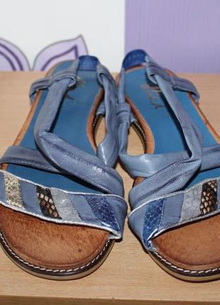 Красивые кожаные босоножки сандалии ellie.d разм 39-40 по стельке 26 см испания