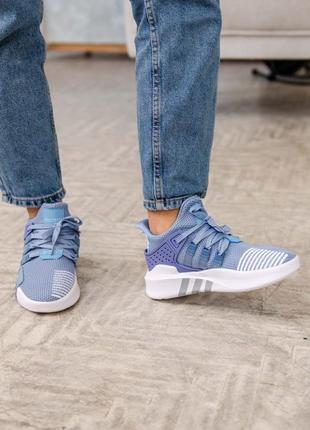 Жіночі кросівки adidas eqt bask adv blue#адідас9 фото