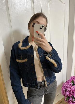Джинсовий жакет/куртка