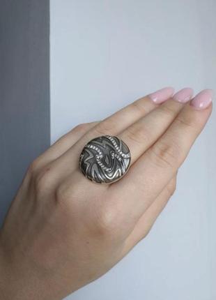 Серебряное кольцо 18 размер3 фото