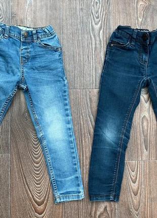 Детские джинсы 3-4 года 92-98-104 next denim co для мальчика девочки