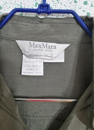 Шовкова блуза max mara, р. м3 фото