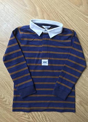 Реглан поло в смужку