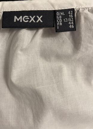 Біла блуза з вишитими рукавами mexx5 фото