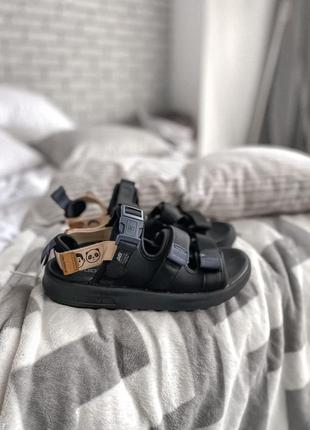 Босоніжки slippers black боссоножки сандалі сандалии5 фото