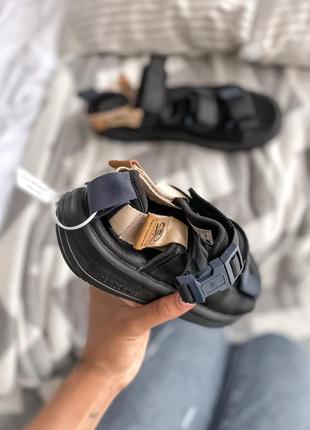Босоніжки slippers black боссоножки сандалі сандалии6 фото