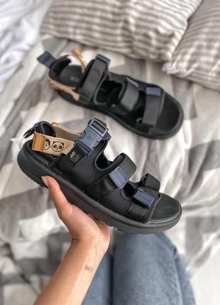 Босоніжки slippers black боссоножки сандалі сандалии8 фото